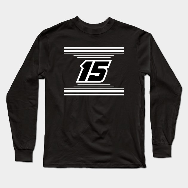 Tanner Gray #15 2024 NASCAR Design Long Sleeve T-Shirt by AR Designs 